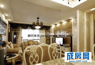 成都双龙湾欧式田园风格大户型豪华装修案例
