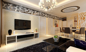 163平米普通户型现代简约家装装修图片设计-北京齐装网装修效果图