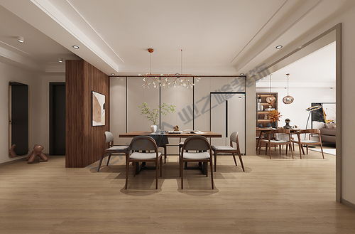 现代风格三居室169平米装修效果图——中关村水清木华园案例赏析