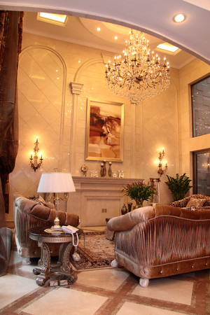 320平米欧式别墅装修设计——北京齐装网精选效果图赏析